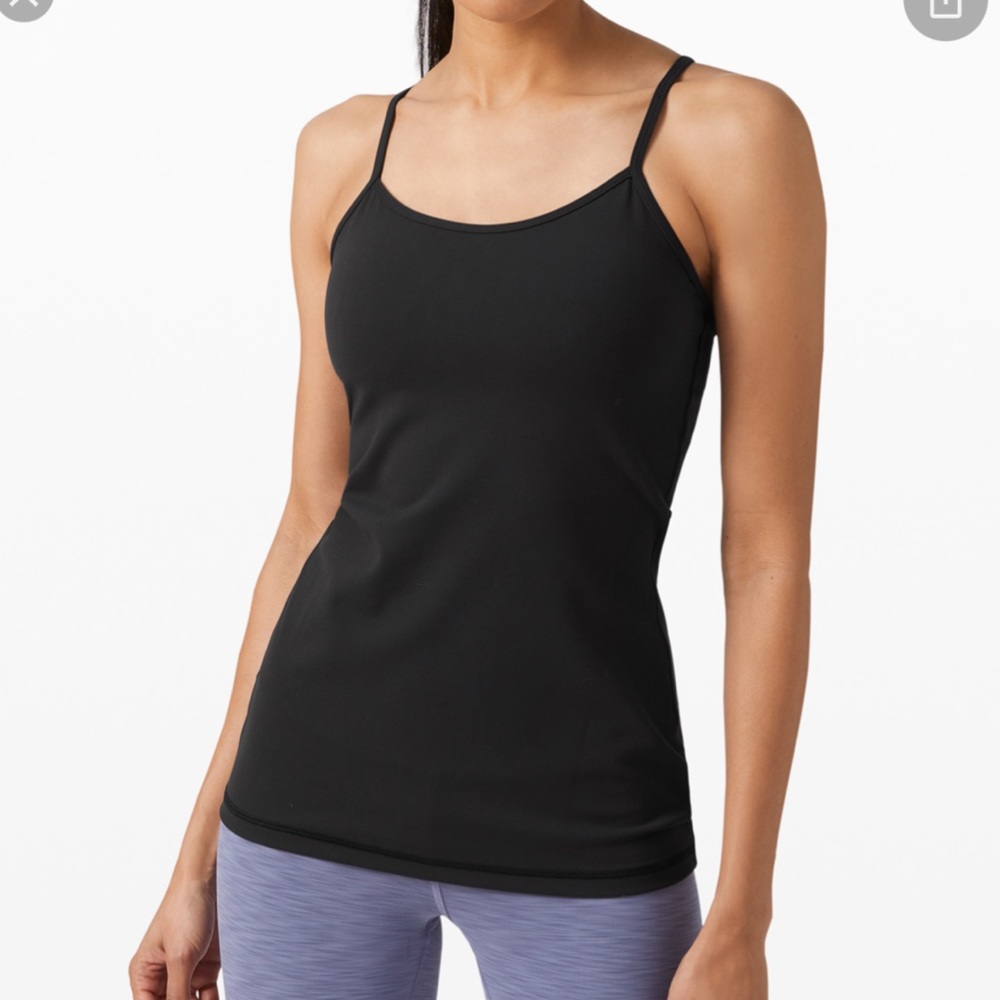 Power Y Tank Black Lululemon